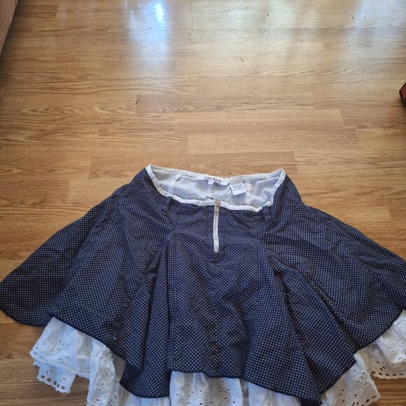 Vintage polka dot midi skirt - Picture 2 of 4